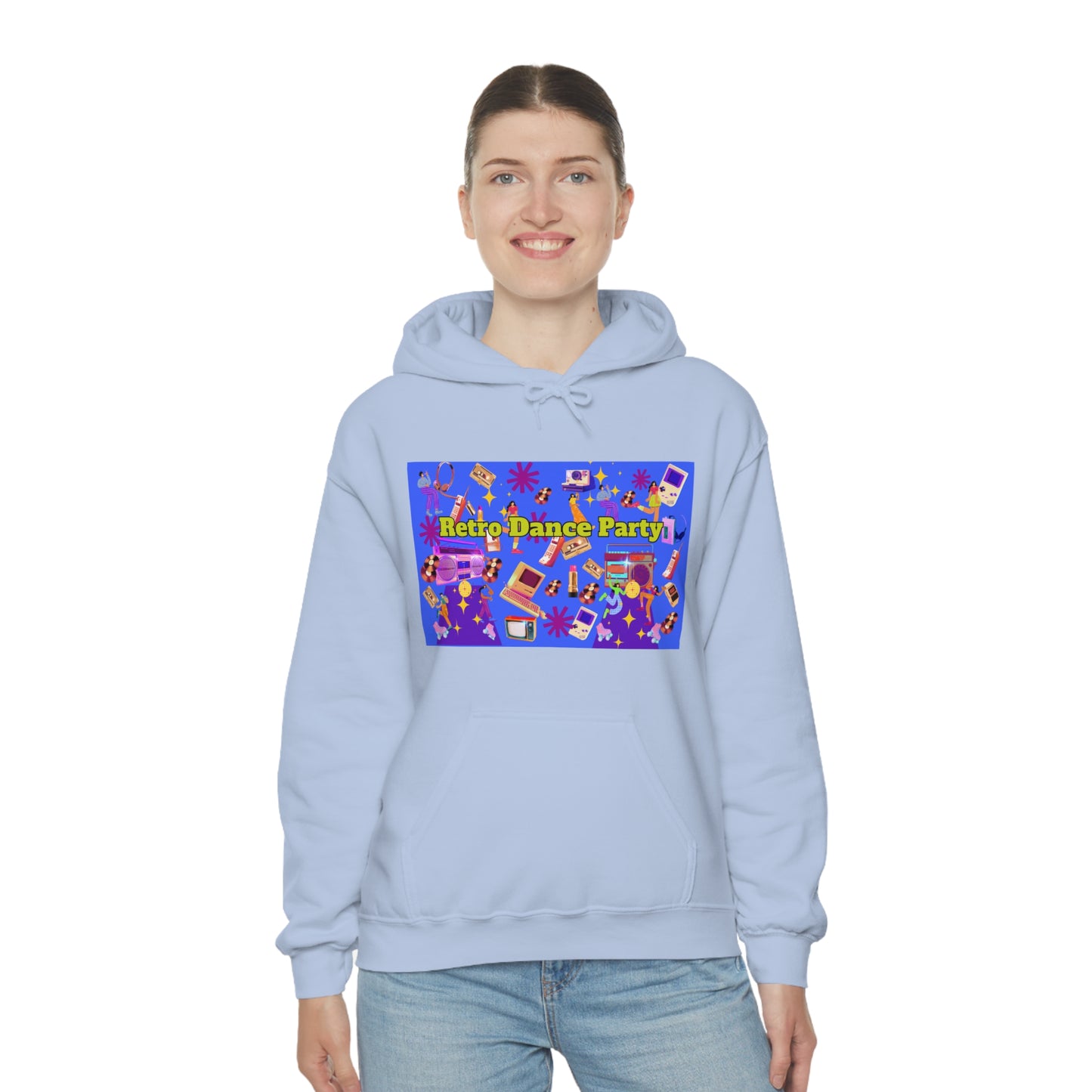 Retro Dance Party Unisex Heavy Blend™ Hooded Sweatshirt