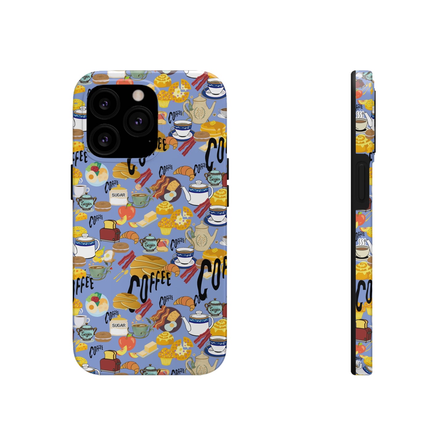 Morning Brunch Blue Tough Phone Cases