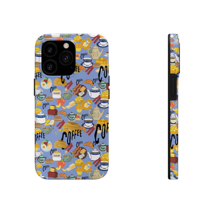 Morning Brunch Blue Tough Phone Cases