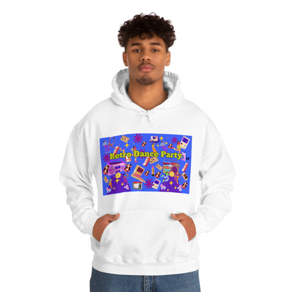 Retro Dance Party Unisex Heavy Blend™ Hooded Sweatshirt