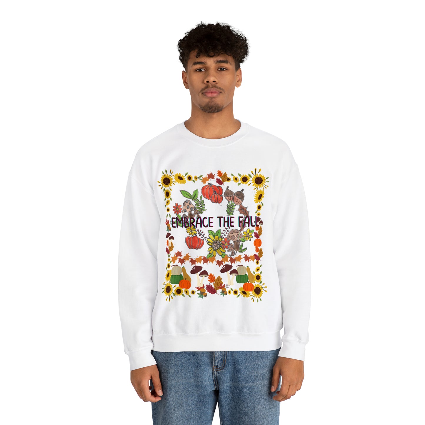 Embrace The Fall Unisex Heavy Blend™ Crewneck Sweatshirt