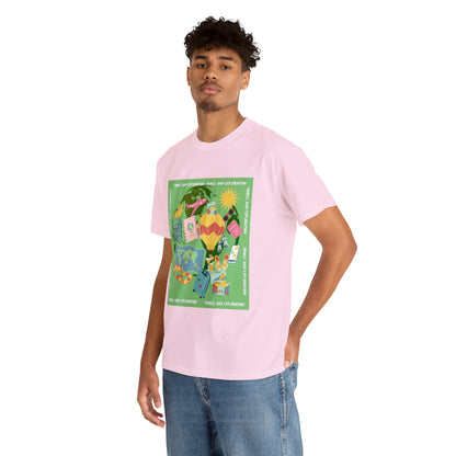Travel and Exploration Unisex Heavy Cotton Tee