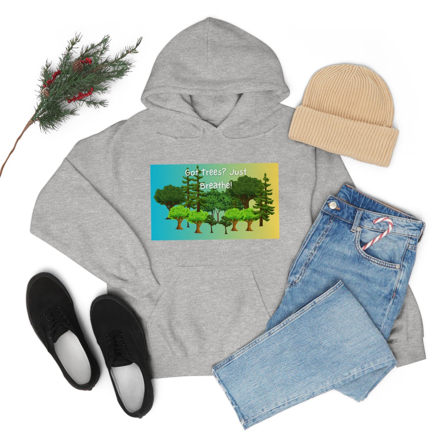 Got Trees? Just Breathe Unisex Heavy Blend™ Hooded Sweatshirt