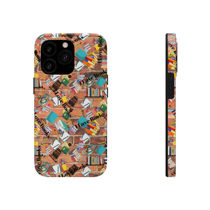 "I Love Books" Tough Phone Cases