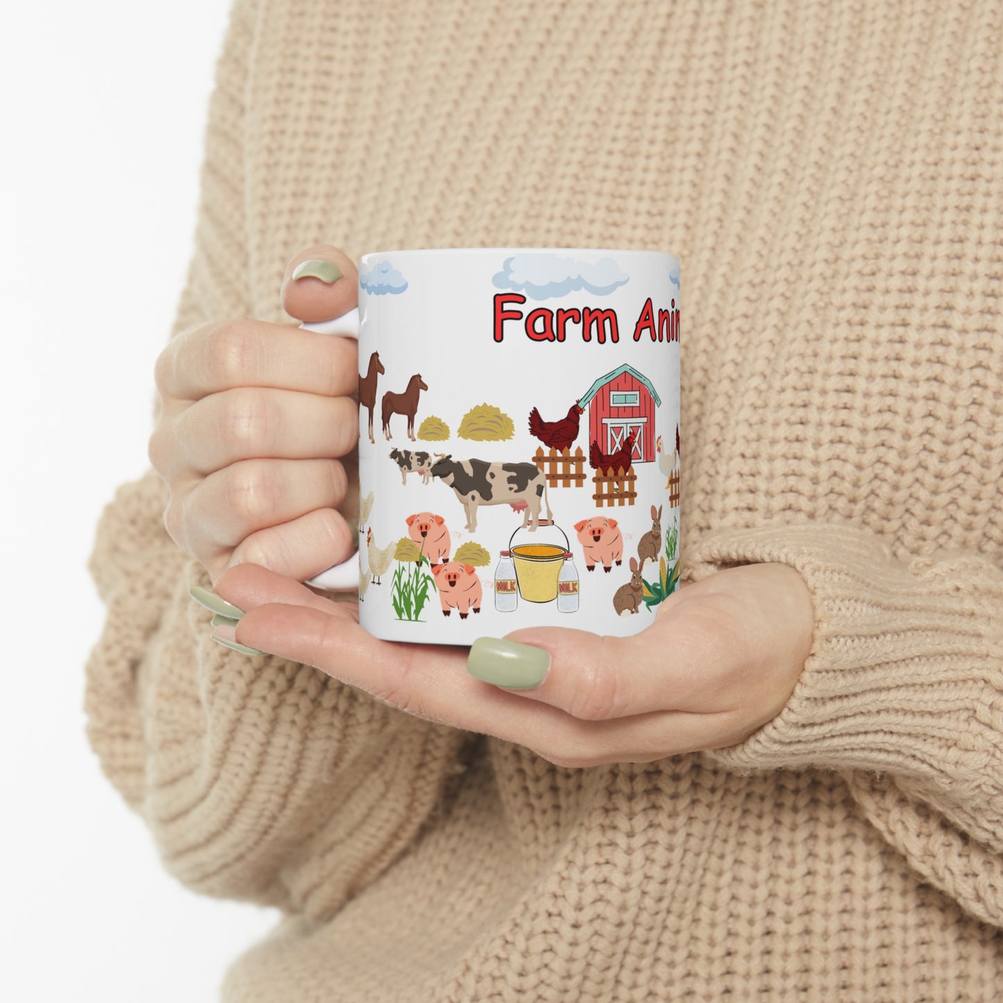 Farm Animals Ceramic Mug 11oz