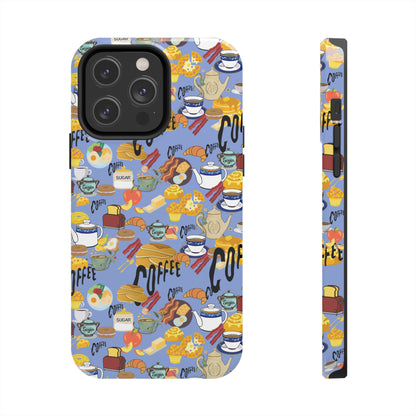 Morning Brunch Blue Tough Phone Cases