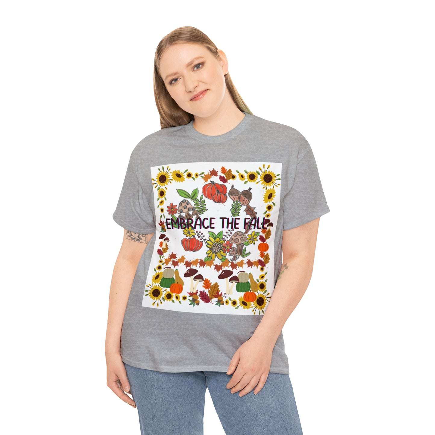 Embrace The Fall Unisex Heavy Cotton Tee