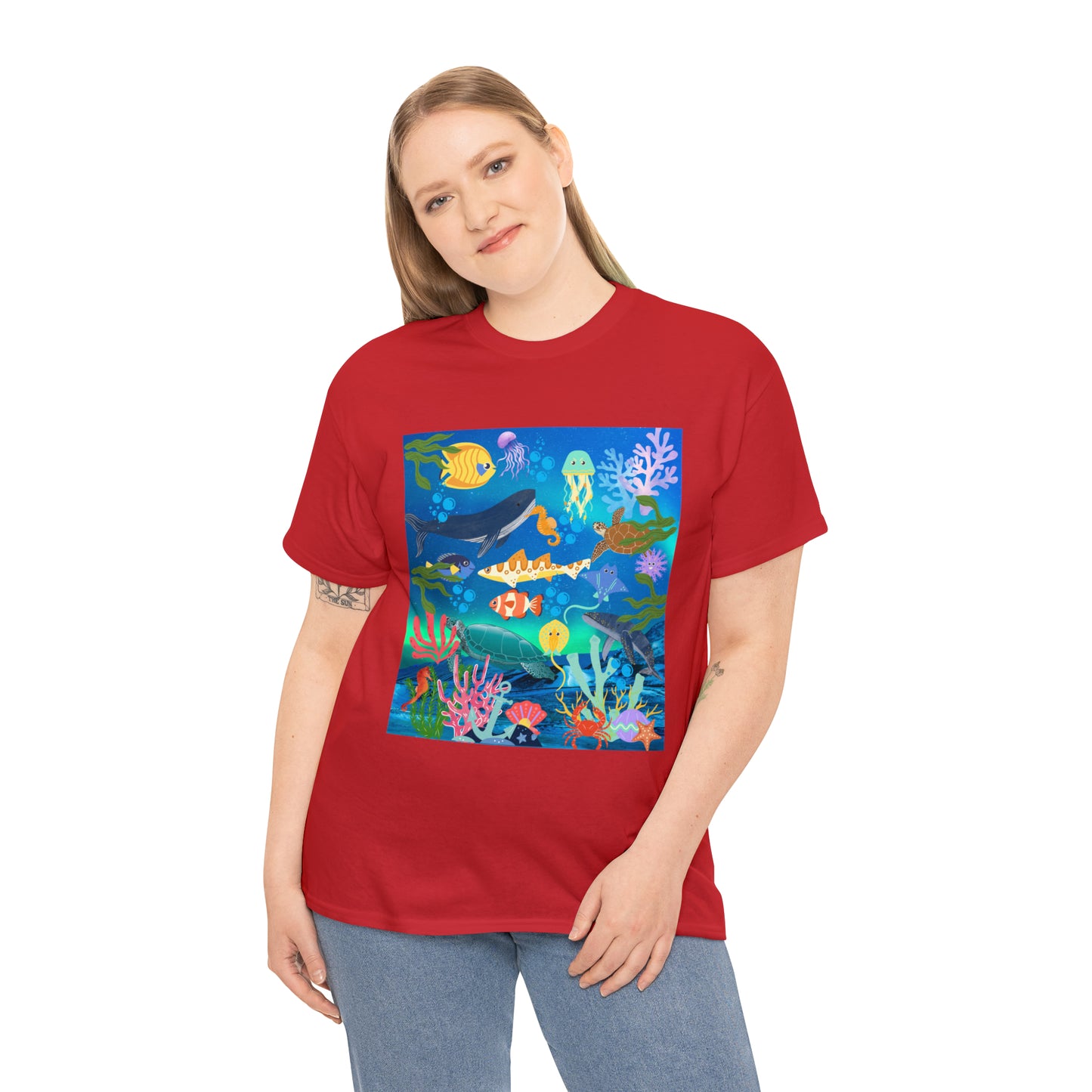 Ocean Scenery Unisex Heavy Cotton Tee