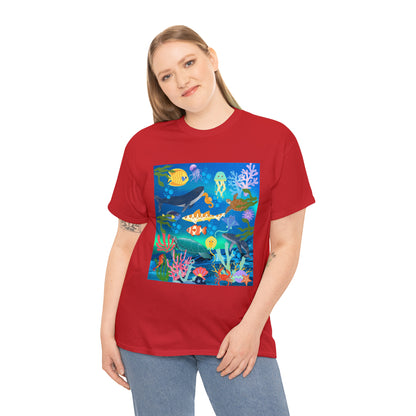 Ocean Scenery Unisex Heavy Cotton Tee