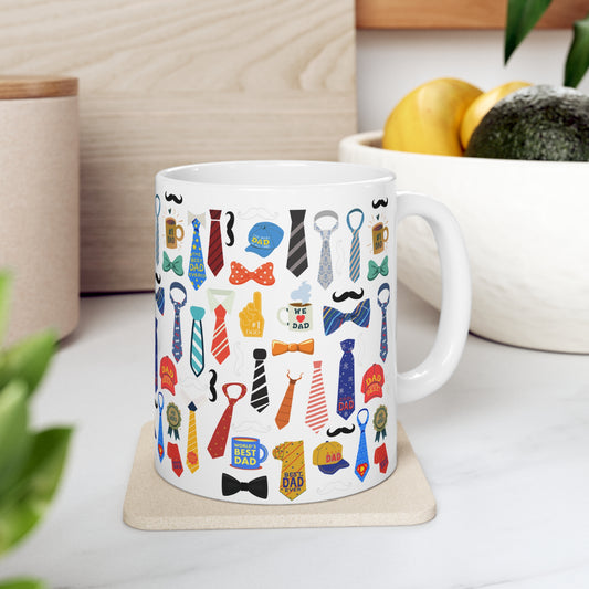 Tie Collaboration Ceramic Mug 11oz