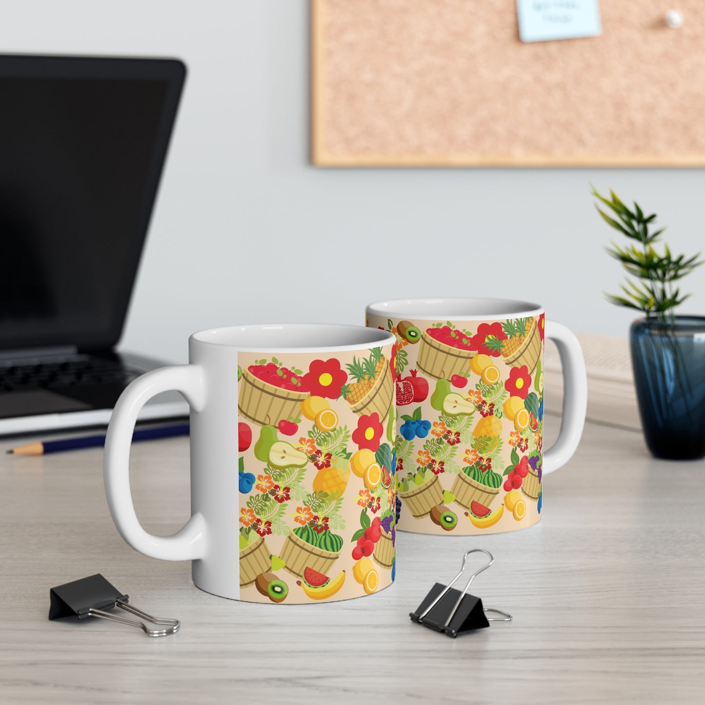 Fruitful AND Delicious Ceramic Mug 11oz