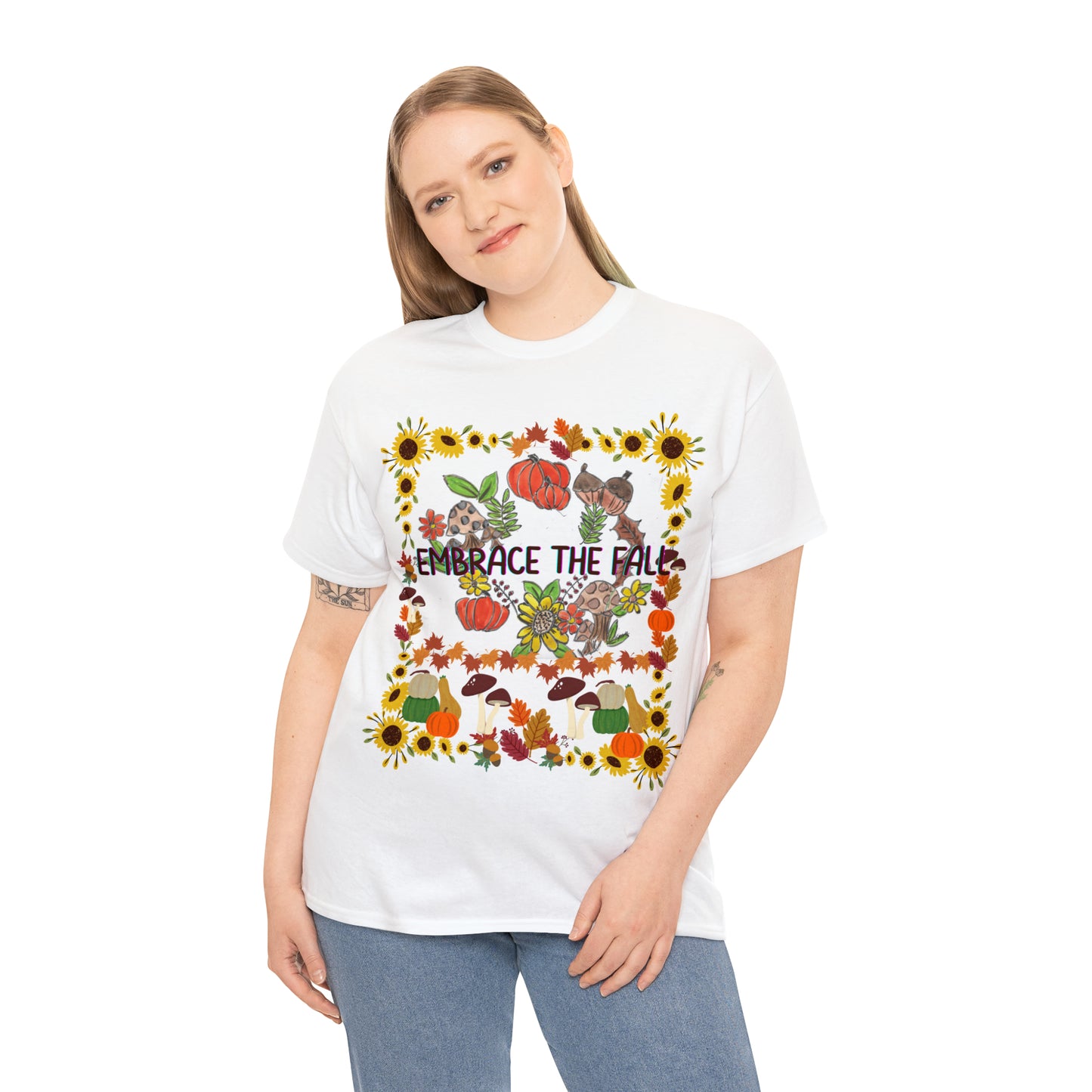 Embrace The Fall Unisex Heavy Cotton Tee