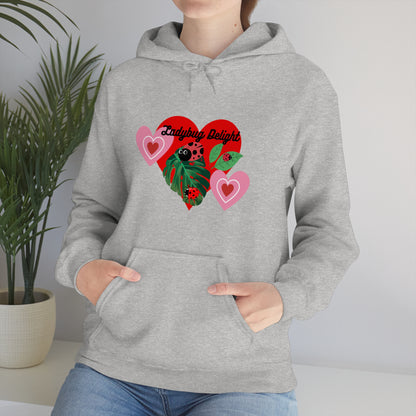 Ladybug Delight Unisex Heavy Blend™ Hooded Sweatshirt