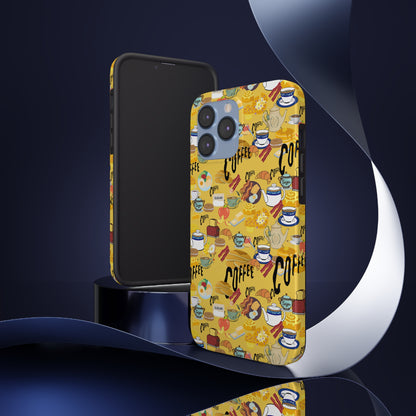 Morning Brunch Yellow Tough Phone Cases